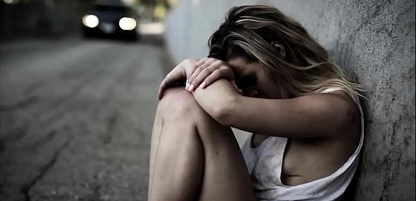 Homeless virgin teen gets fucked by a charitable guy